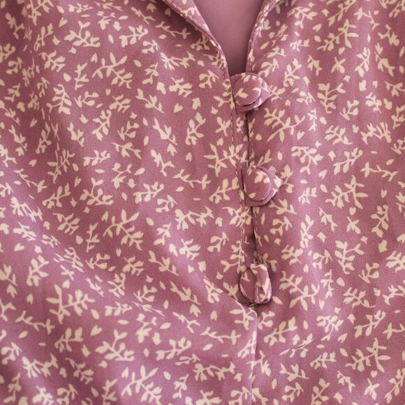 Ellen Tracy Women’s Small Pastel Floral Ruffle Tiered Dress Whimsical Fair - Picture 8 of 10